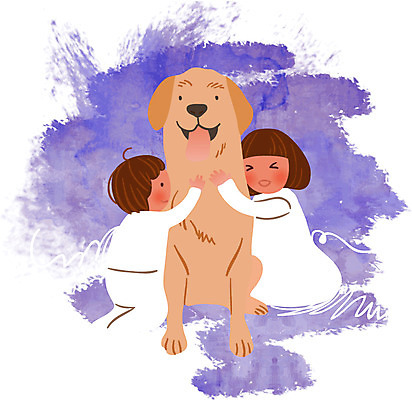 EPS 클립아트 동물 한마리 여자 남자 반려견 어린이 일러스트 포유류 가족 포옹 남매 미소 웃음 사람 소녀 소년 두명 반려동물 가족라이프 개 어린이만 국내일러스트 1 라이프스타일 관계 안기 표정 파일형식 벡터