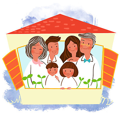 EPS 클립아트 식물 여자 할아버지 노년 남자 행복 할머니 어린이 다수 일러스트 창문 가족 손자 손녀 대가족 주택 남매 사랑 미소 웃음 사람 소녀 소년 여러명 성인 부모 새싹 희망 화목 자녀 가족라이프 손주 국내일러스트 라이프스타일 감정 컨셉 관계 표정 건물 파일형식 벡터