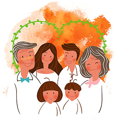 EPS 클립아트 여자 할아버지 노년 남자 할머니 어린이 일러스트 가족 손자 손녀 대가족 남매 사랑 미소 웃음 사람 소녀 소년 여러명 성인 부모 화목 자녀 하트 가족라이프 담쟁이덩굴 손주 조부모 국내일러스트 모양 라이프스타일 감정 다수 컨셉 관계 표정 덩굴 파일형식 벡터