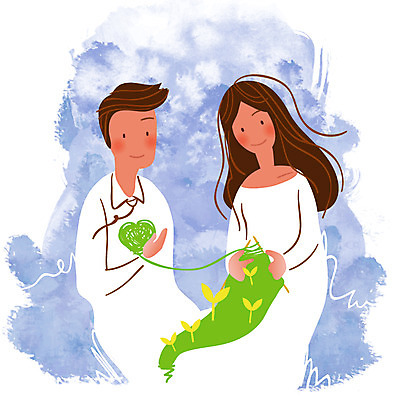 EPS 클립아트 부부 커플 여자 남자 일러스트 사랑 미소 웃음 사람 성인 두명 새싹 희망 화목 가족라이프 바늘 뜨개질 실 손뜨개 손뜨게 성인만 국내일러스트 식물 라이프스타일 감정 컨셉 가족 관계 표정 취미 도구 파일형식 벡터