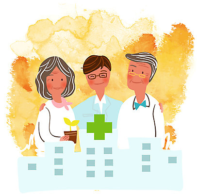 EPS 클립아트 여자 할아버지 노년 남자 행복 화분 할머니 일러스트 가족 어깨동무 병원 사랑 미소 웃음 사람 성인 건물 치료 세명 노후 새싹 희망 의사 가족라이프 노인만 성인만 국내일러스트 식물 라이프스타일 건축물 감정 포즈 의학 관계 표정 의료진 파일형식 벡터