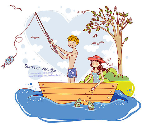 EPS 주간 나무 식물 동물 구름 커플 계절 여자 남자 수영복 여유 한쌍 바다 여행 일러스트 하늘 낚시 휴가 휴식 여름방학 사랑 어류 미소 웃음 사람 20대 성인 취미 야외 두명 라이프 물 여름 여름휴가 바캉스 하트 낚싯대 청년만 성인만 국내일러스트 자연요소 모양 옷 감정 컨셉 관계 레저 방학 표정 청년 생활 수중동물 낚시용품 파일형식 벡터 여름_계절