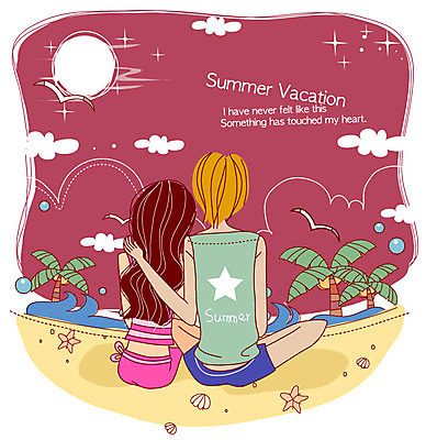 EPS 주간 나무 식물 동물 구름 커플 계절 여자 남자 여유 한쌍 바다 여행 일러스트 갈매기 조류 하늘 어깨동무 휴가 휴식 불가사리 여름방학 사랑 사람 20대 성인 취미 해변 야외 두명 라이프 물 여름 여름휴가 바캉스 모래사장 야자수 청년만 성인만 국내일러스트 자연요소 감정 포즈 컨셉 관계 방학 극피동물 청년 생활 파일형식 벡터 여름_계절