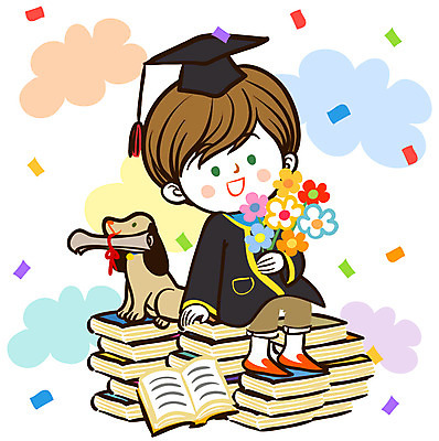 EPS 클립아트 동물 캐릭터 학생 어린이교육 교육 남자 꽃 초등학생 어린이 꽃다발 일러스트 학사모 졸업 포유류 졸업식 교육캐릭터 초등학교 초등교육 한명 미소 웃음 사람 소년 라이프 책 반려동물 스쿨라이프 졸업가운 개 강아지 졸업장 초등생활 남자만 남자한명만 어린이만 소년만 소년한명만 국내일러스트 일러캐릭터 식물 모자_잡화 1 라이프스타일 학교 표정 생활 가운 파일형식 벡터