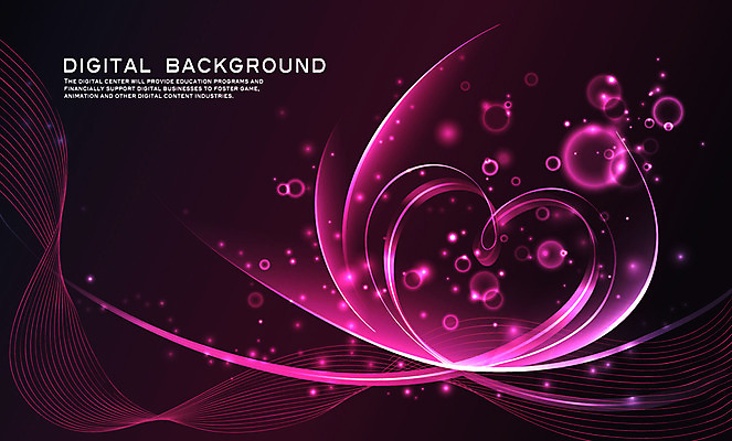 EPS 선 백그라운드 무늬 곡선 일러스트 디지털백그라운드 사람없음 그래픽 빛 디지털 물방울 하트 입체 공기방울 기하학 국내일러스트 모양 파일형식 벡터