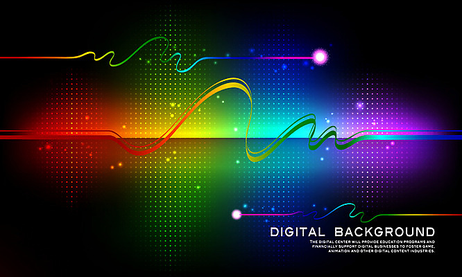 EPS 도형 선 백그라운드 무늬 곡선 일러스트 디지털백그라운드 사람없음 그래픽 빛 컬러풀 디지털 입체 기하학 굴곡 국내일러스트 컬러 파일형식 벡터