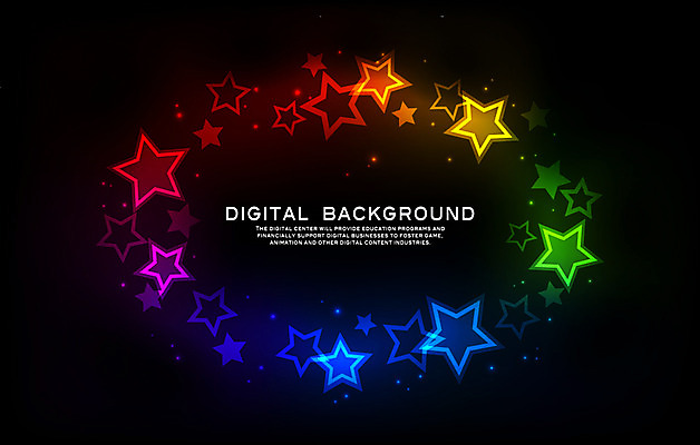 EPS 별 선 백그라운드 무늬 곡선 일러스트 디지털백그라운드 사람없음 그래픽 빛 컬러풀 디지털 입체 기하학 별표 국내일러스트 자연요소 컬러 파일형식 벡터