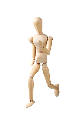 포토 JPG 스튜디오촬영 인형 컨셉 누끼 사람없음 달리기 모형 오브젝트 목각인형 관절인형 국내포토 모션 실내 파일형식