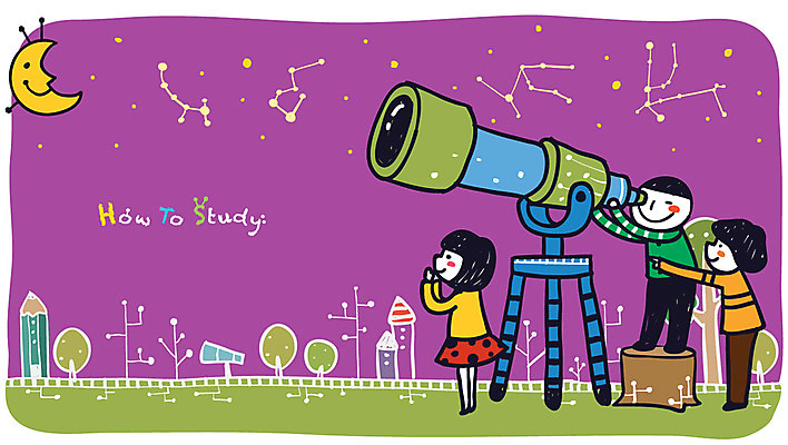 EPS 나무 학생 여자 어린이교육 교육 남자 별 초등학생 어린이 과학 일러스트 교과목 밤하늘 하늘 주택 초등교육 미소 웃음 사람 소녀 소년 세명 친구 연필 망원경 별자리 달 관측 과학교육 천체망원경 어린이만 국내일러스트 자연요소 식물 관계 학용품 표정 건물 필기구 야간 파일형식 벡터