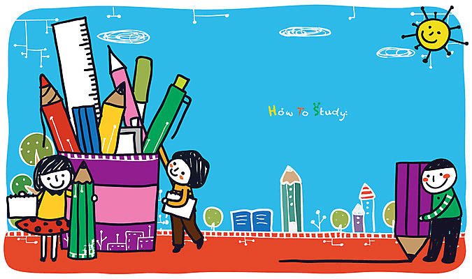 EPS 나무 구름 학생 여자 어린이교육 교육 남자 초등학생 어린이 선 일러스트 학용품 색연필 주택 자 초등교육 미소 웃음 사람 소녀 소년 라이프 생활 세명 친구 태양 연필 사인펜 샤프 스케치북 연필꽂이 연습장 선긋기 어린이만 국내일러스트 자연요소 식물 관계 문구용품 표정 건물 필기구 펜 공책 파일형식 벡터