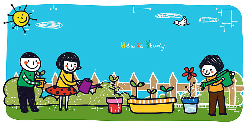 EPS 나무 식물 구름 학생 여자 어린이교육 교육 남자 꽃 화분 초등학생 어린이 과학 꽃밭 일러스트 교과목 조류 하늘 초등교육 미소 웃음 사람 소녀 소년 잔디 세명 친구 울타리 태양 새싹 물뿌리개 풀 숲 물주기 원예 화단 과학교육 식물키우기 어린이만 국내일러스트 자연요소 동물 관계 모션 표정 취미 담장 파일형식 벡터