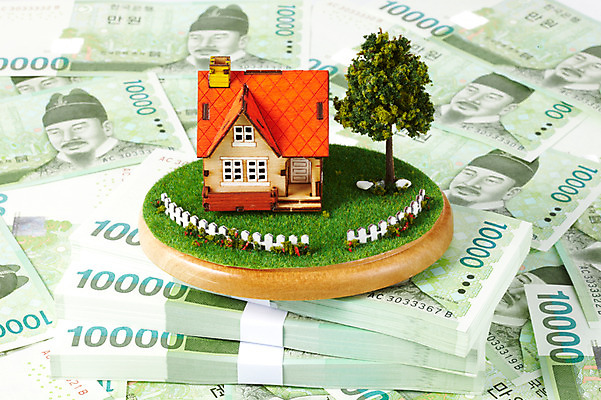 포토 JPG 스튜디오촬영 나무 식물 시설물 건축물 건축 산업 컨셉 지폐 돈 부동산 주택 실내 사람없음 건물 경제 모형 미니어처 만원 돈다발 부동산매매 부동산거래 집매매 국내포토 내부 재산 파일형식