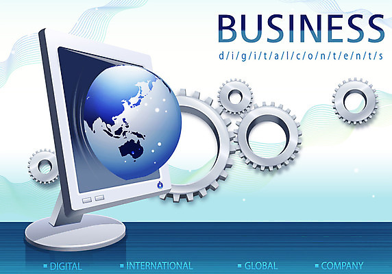 EPS 지구 백그라운드 일러스트 디지털백그라운드 비즈니스 사람없음 전자제품 글로벌 디지털 모니터 글로벌비즈니스 톱니바퀴 콘텐츠 국내일러스트 컴퓨터 파일형식 벡터