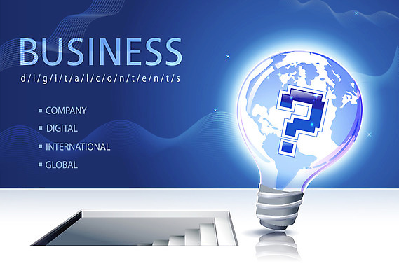 EPS 지구 백그라운드 일러스트 디지털백그라운드 비즈니스 전구 사람없음 글로벌 계단 디지털 글로벌비즈니스 물음표 백열등 콘텐츠 국내일러스트 기호 조명 파일형식 벡터