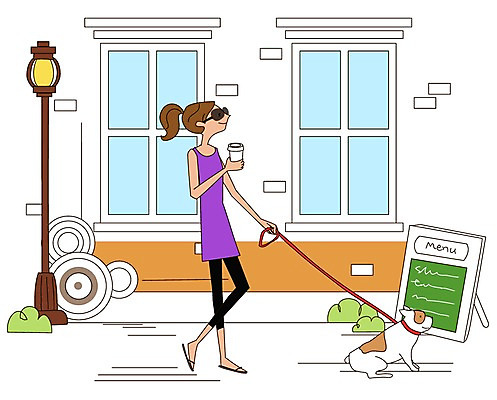 EPS 동물 한마리 우먼라이프 라이프스타일 건축물 여자 건축 반려견 여유 커피 가로등 일러스트 창문 포유류 휴식 한명 사람 20대 성인 취미 건물 라이프 반려동물 소풍 산책 개 강아지 외출 메뉴판 여자만 여자한명만 성인여자만 청년만 청년여자만 성인한명만 청년여자한명만 성인여자한명만 성인만 국내일러스트 1 공공시설 감정 음료 컨셉 청년 생활 야외활동 파일형식 벡터