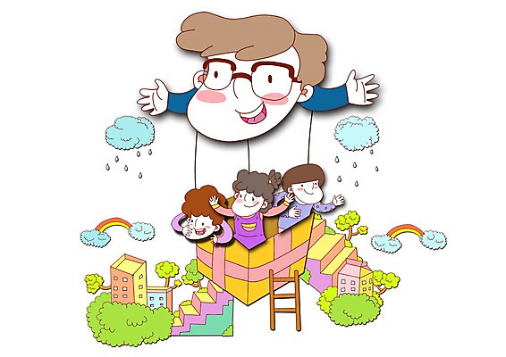 PSD 나무 식물 구름 라이프스타일 건축물 여자 남자 건축 행복 어린이 무지개 일러스트 사다리 가족 사랑 미소 웃음 사람 여러명 건물 계단 열기구 가족라이프 비 어린이만 국내일러스트 자연요소 감정 다수 관계 항공교통 날씨 표정 생활 도구 파일형식