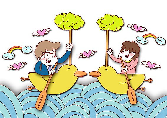 PSD 나무 식물 동물 라이프스타일 부부 커플 여자 남자 행복 어린이 날개 일러스트 조류 병아리 사랑 미소 웃음 사람 두명 하트 가족라이프 노 어린이만 국내일러스트 모양 감정 가족 관계 표정 생활 선박 파일형식