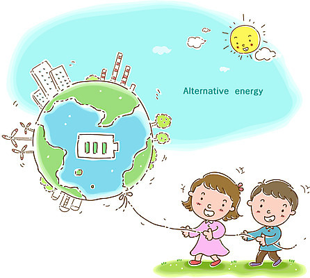 EPS 나무 식물 구름 건축물 여자 남자 지구 초등학생 어린이 일러스트 하늘 미소 웃음 사람 소녀 빌딩 소년 두명 건물 태양 자연보호 그린캠페인 발전소 에너지 그린에너지 건전지 환경보전 에너지절약 풍력발전소 원자력발전소 화력발전소 어린이만 국내일러스트 자연요소 학생 건축 캠페인 자연 표정 절약 풍력에너지 보호 사회이슈 파일형식 벡터