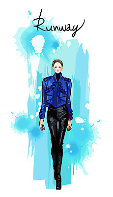 EPS 전신 모델 라이프스타일 옷 여자 패션 포즈 일러스트 한명 서기 사람 20대 성인 뷰티 워킹 코디 패션쇼 런웨이 여자만 여자한명만 성인여자만 청년만 청년여자만 성인한명만 청년여자한명만 성인여자한명만 성인만 국내일러스트 1 모션 청년 생활 쇼 파일형식 벡터