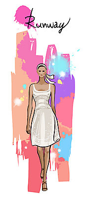 EPS 전신 모델 라이프스타일 옷 원피스 여자 패션 포즈 일러스트 한명 서기 사람 20대 성인 뷰티 워킹 코디 패션쇼 런웨이 여자만 여자한명만 성인여자만 청년만 청년여자만 성인한명만 청년여자한명만 성인여자한명만 성인만 국내일러스트 1 모션 청년 생활 쇼 파일형식 벡터