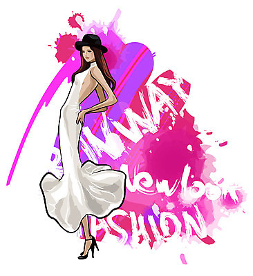 EPS 전신 모델 모자 라이프스타일 드레스 옷 여자 패션 구두 포즈 일러스트 한명 서기 사람 20대 성인 치마 뷰티 하이힐 중절모 클로슈 워킹 코디 패션쇼 런웨이 여자만 여자한명만 성인여자만 청년만 청년여자만 성인한명만 청년여자한명만 성인여자한명만 성인만 국내일러스트 모자_잡화 1 잡화 신발 모션 하의 청년 생활 여성화 쇼 파일형식 벡터