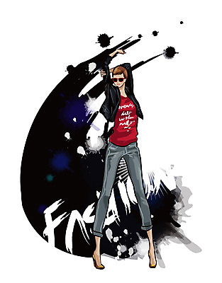 EPS 전신 모델 라이프스타일 옷 여자 패션 포즈 티셔츠 일러스트 한명 서기 사람 20대 성인 선글라스 뷰티 재킷 청바지 워킹 스키니진 코디 패션쇼 런웨이 여자만 여자한명만 성인여자만 청년만 청년여자만 성인한명만 청년여자한명만 성인여자한명만 성인만 국내일러스트 1 안경 셔츠 바지 모션 청년 생활 외투 쇼 파일형식 벡터