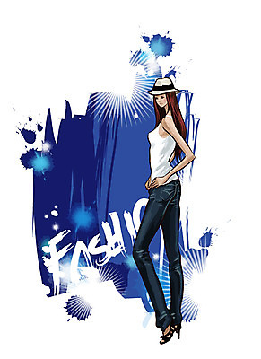 EPS 전신 모델 모자 라이프스타일 옷 여자 패션 구두 포즈 일러스트 한명 서기 사람 20대 성인 민소매 뷰티 중절모 클로슈 워킹 스키니진 코디 패션쇼 런웨이 여자만 여자한명만 성인여자만 청년만 청년여자만 성인한명만 청년여자한명만 성인여자한명만 성인만 국내일러스트 모자_잡화 1 잡화 신발 상의 바지 모션 청년 생활 쇼 파일형식 벡터