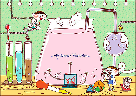 EPS 학생 여자 어린이교육 교육 남자 초등학생 어린이 과학 일러스트 통계 그래프 방학 실험기구 실험 여름방학 사람 소녀 소년 두명 책 모니터 자료 체험학습 화학 온도계 체온계 연구원 스포이트 과학자 플라스크 분석 시험관 용액 화학실험 화학수업 어린이만 국내일러스트 직업 컨셉 휴가 컴퓨터 체험 피펫 학자 파일형식 벡터 여름_계절