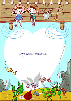 EPS 동물 학생 여자 어린이교육 교육 남자 초등학생 어린이 일러스트 낚시 방학 여름방학 어류 사람 소녀 소년 취미 두명 돌_바위 바위 하트 체험학습 해조류 낚싯대 양동이 달팽이 미역 지렁이 어린이만 국내일러스트 모양 레저 휴가 연체동물 수중동물 체험 낚시용품 해양식물 파일형식 벡터 여름_계절