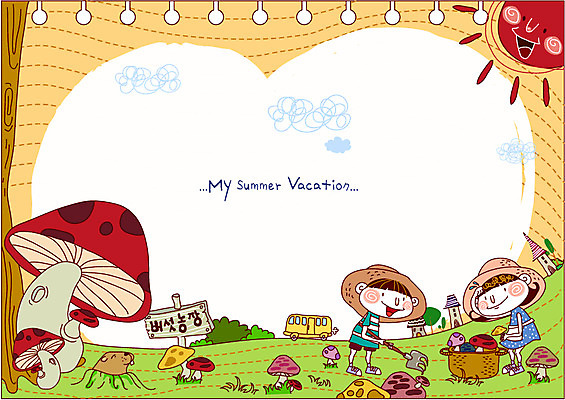 EPS 식물 모자 학생 건축물 여자 어린이교육 교육 남자 건축 초등학생 어린이 음식 일러스트 자동차 방학 버스 여름방학 사람 소녀 소년 두명 건물 태양 농장 바구니 농사 버섯 수확 체험학습 밀짚모자 어린이만 국내일러스트 자연요소 모자_잡화 잡화 육상교통 농업 휴가 대중교통 체험 파일형식 벡터 여름_계절