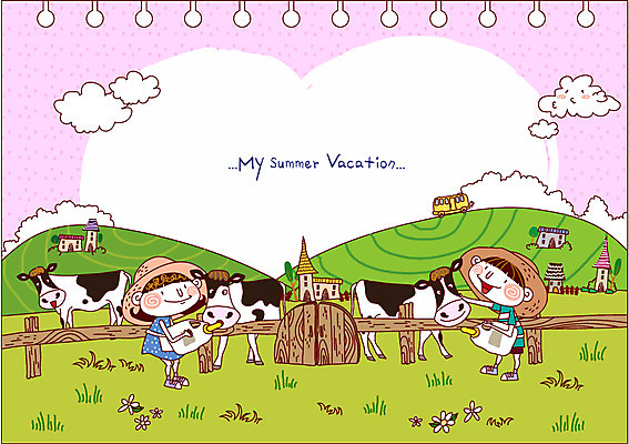 EPS 식물 동물 구름 학생 건축물 여자 어린이교육 교육 남자 건축 꽃 초등학생 어린이 일러스트 포유류 자동차 하늘 방학 산 버스 주택 여름방학 사람 소녀 소년 잔디 초원 두명 건물 목장 우유 체험학습 풀 소 젖병 젖소 동산 어린이만 국내일러스트 자연요소 육상교통 휴가 유제품 대중교통 아기용품 체험 파일형식 벡터 여름_계절