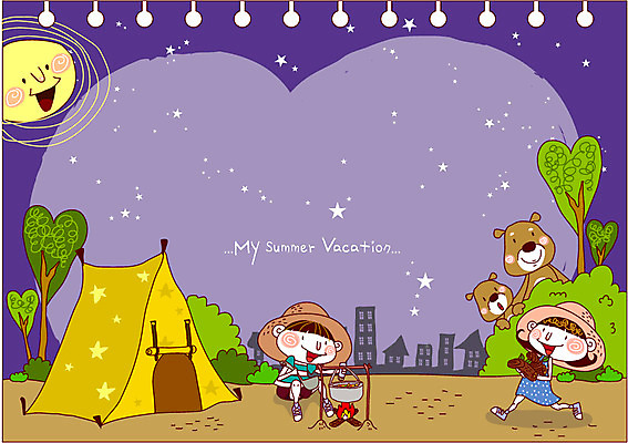 EPS 나무 식물 동물 모자 학생 건축물 여자 어린이교육 교육 남자 건축 별 초등학생 어린이 음식 두마리 일러스트 곰 포유류 밤하늘 방학 여름방학 텐트 요리 사람 소녀 소년 두명 건물 캠핑 보름달 달 체험학습 냄비 야간 모닥불 밀짚모자 어린이만 국내일러스트 자연요소 모자_잡화 잡화 2 하늘 불 레저 휴가 캠핑도구 체험 솥 파일형식 벡터 여름_계절