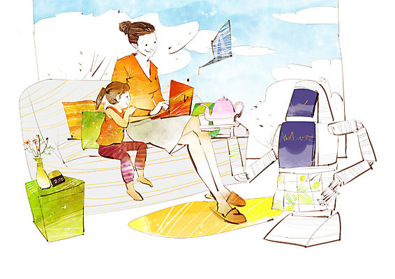 PSD 구름 라이프스타일 여자 화분 초등학생 어린이 가구 의자 일러스트 하늘 주전자 미래 사람 소녀 20대 성인 두명 노트북 전자제품 컴퓨터 소파 로봇 첨단과학 IT라이프 가정부 여자만 AI_인공지능 국내일러스트 자연요소 직업 학생 과학 생활용품 컨셉 주방용품 정보기술 청년 생활 파일형식