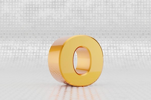 포토 JPG 해외이미지 캐릭터 알파벳 백그라운드 오렌지 일러스트 바닥 사람없음 빛 반짝임 반사 노란색 3D 금속 황금 편지 만들기 광택 O 타입 고립 해외202009 해외포토 영어 컬러 과일 모션 재질 디지털합성 파일형식