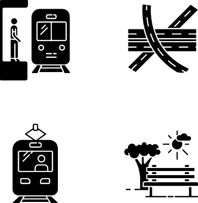 EPS 해외이미지 클립아트 디자인 공원 실루엣 도로 여행 컨셉 일러스트 세트 픽토그램 우주 정원 검은색 웹 기차 도시 고속도로 플랫 전철 아스팔트 수집 교차로 가득함 심볼 심플 승객 팩 튜브 지하 일반 고립 고체 방법 상형문자 엘리먼트 통근 활자 많음 해외202009 해외일러스트 문자 공공시설 길 육상교통 컬러 인터넷 교통시설 대중교통 촬영기법 화장품 출근 활자판 파일형식 벡터