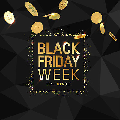 배너 백그라운드 일러스트 이벤트 타이포그라피 사람없음 쇼핑 세일 동전 검은색 금색 블랙프라이데이 프로모션 국내일러스트 AI파일 문자 컬러 돈 데이이벤트 파일형식 벡터
