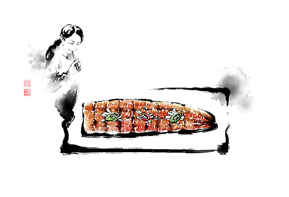 PSD 그릇 여자 한식 음식 일러스트 캘리그라피 젓가락 고추 엄마 붓터치 한명 사람 성인 전통음식 양념 맛 무 구이 먹기 장어 홍고추 영양 번짐 건강식 장어구이 성인여자한명만 맛있는 자양식품 국내일러스트 1 전통 식기 컨셉 채소 가족 모션 뿌리채소 수저 어류 생선요리 영양제 여자한명만 성인여자만 파일형식 효과