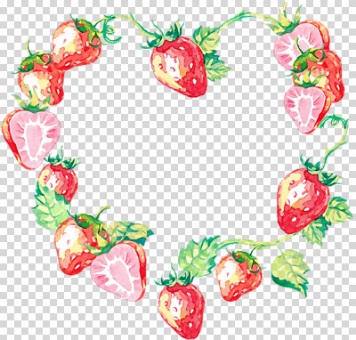 편집 편집이미지 딸기 수채화 프레임 선물 사랑 누끼 사람없음 빨간색 하트 번짐 PNG 하트프레임 편집소스 모양 감정 컬러 과일 파일형식 효과