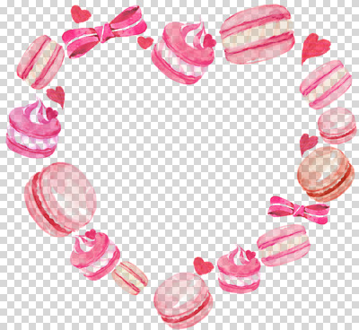 편집 편집이미지 리본 분홍색 수채화 프레임 선물 사랑 누끼 사람없음 과자 하트 번짐 마카롱 PNG 하트프레임 편집소스 모양 감정 컬러 디저트 파일형식 효과