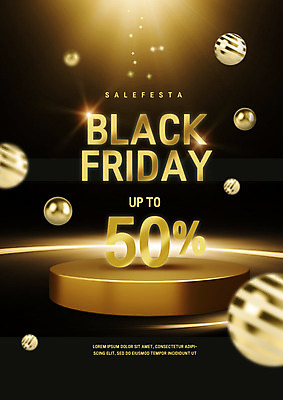 PSD 편집이미지 이벤트 타이포그라피 사람없음 쇼핑 세일 검은색 금색 원형 황금 금박 블랙프라이데이 프로모션 이미지편집 도형 문자 컬러 데이이벤트 파일형식