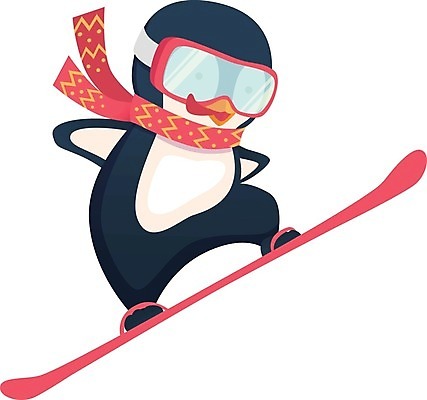 EPS 해외이미지 동물 캐릭터 일러스트 점프 추위 아기 플랫 만화 펭귄 스키선수 스노우보더 고립 무임승차 제설기 프리스타일 해외202009 해외일러스트 일러캐릭터 모션 조류 운동선수 사람 승차 제설 파일형식 벡터