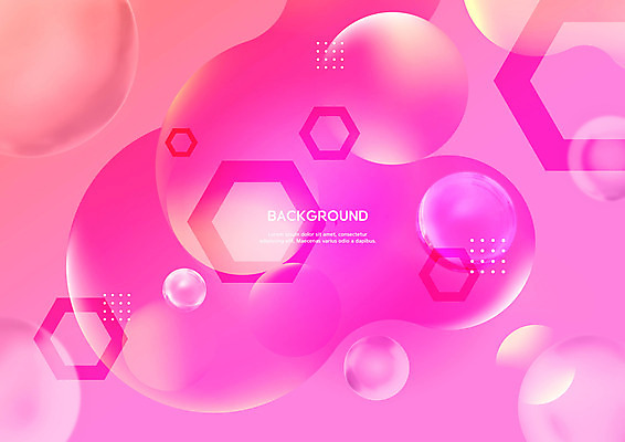 PSD 편집이미지 분홍색 백그라운드 패턴 사람없음 물방울무늬 물방울 원형 육각형 이미지편집 도형 컬러 무늬 파일형식