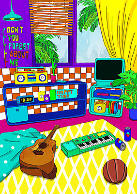 PSD 화분 음료 백그라운드 일러스트 창문 농구공 사람없음 장식 컬러풀 스피커 카페 기타 키보드 빈티지 커튼 라디오 복고 뉴트로 키치 국내일러스트 컬러 음향기기 컨셉 공 현악기 농구 전자제품 상점 파일형식