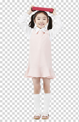 전신 편집 편집이미지 여자 어린이교육 어린이 한명 서기 미소 들기 누끼 소녀 앞모습 책 한국인 PNG 소녀한명만 편집소스 1 교육 뷰포인트 모션 표정 사람 동양인 여자한명만 소녀만 파일형식