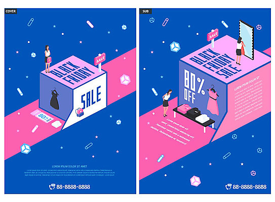 템플릿 원피스 여자 ZIP 리플렛 분홍색 팜플렛 세명 파란색 쇼핑 세일 전단템플릿 전단 인디자인 INDD 블랙프라이데이 이미지템플릿 옷 컬러 데이이벤트 사람 홍보물 파일형식