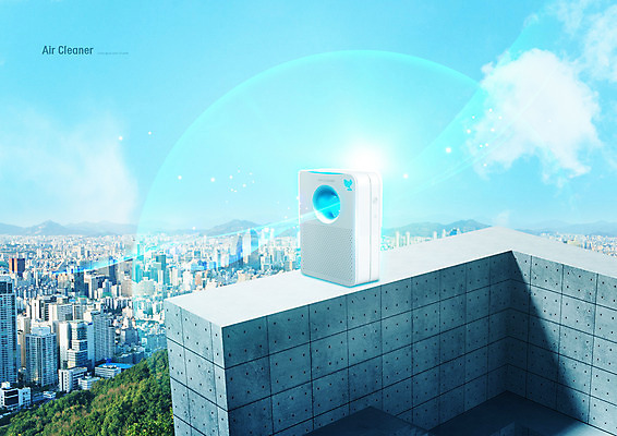 PSD 편집이미지 벽 바람 사람없음 가전제품 도시 공기 공기청정기 청정 이미지편집 자연요소 날씨 파일형식