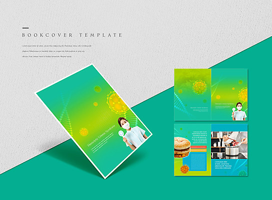 PSD 템플릿 표지디자인 북디자인 손 출판디자인 여자 표지 ZIP 내지 리플렛 북커버 마스크 팜플렛 20대 성인 두명 초록색 노란색 팻말 한국인 햄버거 냄비 박테리아 성인여자만 햄버거병 이미지템플릿 컬러 의학 프레임 패스트푸드 사람 동양인 청년 신체부위 질병 솥 여자만 성인만 파일형식