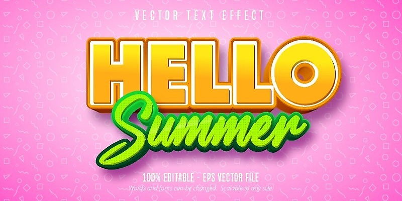 EPS 해외이미지 편집 캐릭터 알파벳 분홍색 오렌지 일러스트 텍스트 타이포그라피 초록색 여름 단어 편지 코믹 타입 표제 레터링 스타일 효과 해외202009 해외일러스트 일러캐릭터 문자 영어 계절 컬러 과일 파일형식 벡터