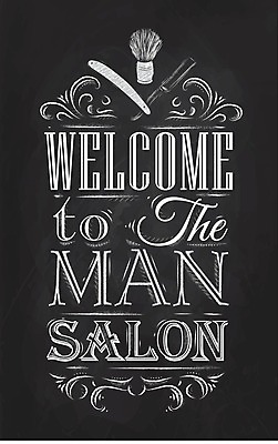 EPS 해외이미지 디자인 남자 포스터 일러스트 비즈니스 수염 그래픽 장식 상점 칠판 편지 콧수염 사인 분필 복고 봉 환영 면도기 이발사 직진 레터링 스타일 해외202009 해외일러스트 사람 위생용품 초크 파일형식 벡터