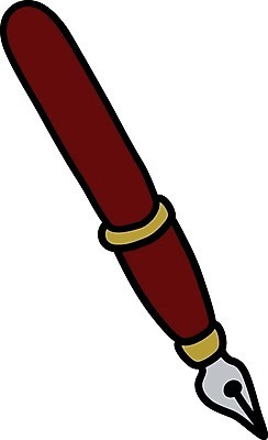 EPS 해외이미지 종이 일러스트 장신구 잉크 빨간색 연필 펜 와인 어둠 기록 황금 클래식 은색 만화 편지 분수 복고 옛날 철강 해외202009 해외일러스트 컬러 컨셉 학용품 주류 필기구 파일형식 벡터